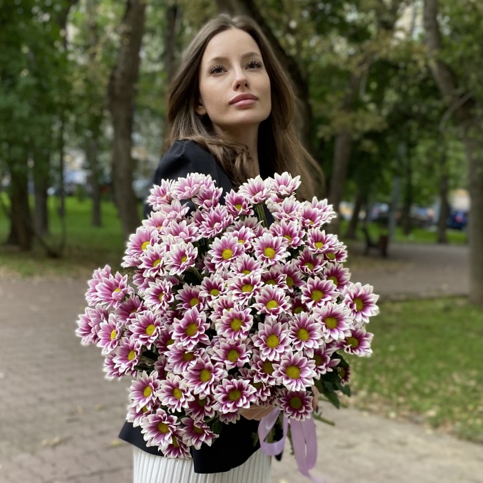 Кустовая хризантема Хайдар пинк