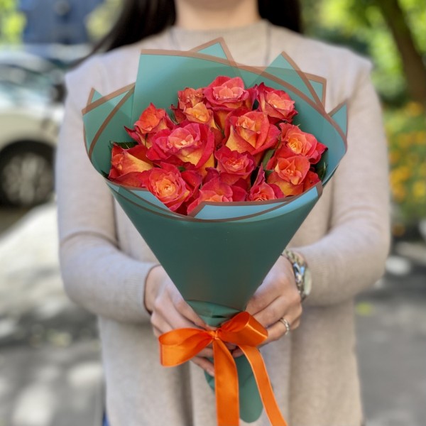 15 роз Лампион