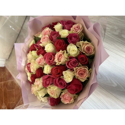 Фото отзыв: Прекрасный букет. Доставлено вовремя!!!