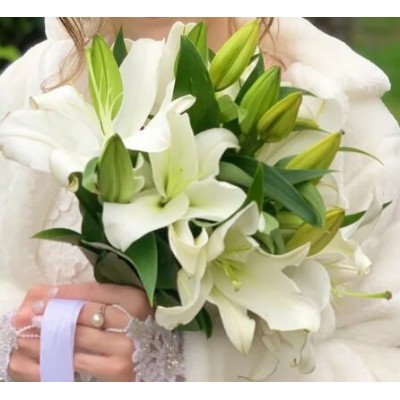 Фото отзыв: Спасибо за качественный , красивый и вовремя доставленный букет.<br />
Очень понравился.<br />
Буду рекомендовать друзьям.