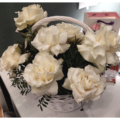 Фото отзыв: Замечательный букет, доставлен был вовремя, спасибо Вашей команде.