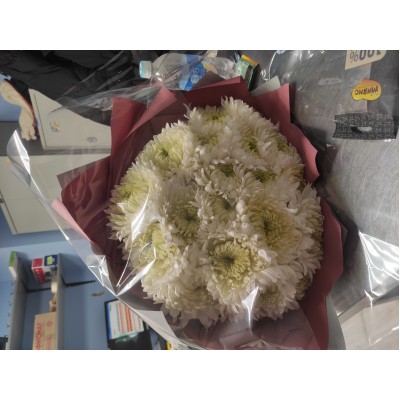 Фото отзыв: Доставили вовремя, цветы отличного качества, свежие, большие, спасибо! Буду заказывать еще