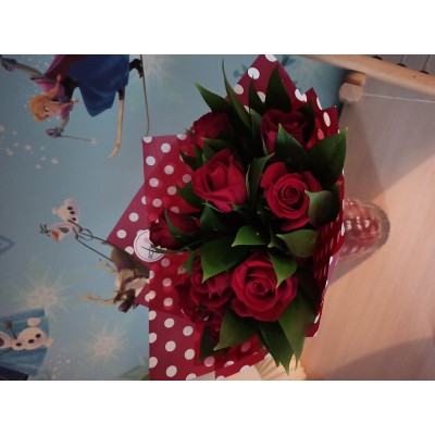 Фото отзыв: Спасибо за отличный букет. Доставка вовремя.)