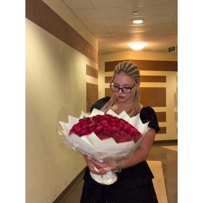 Фото отзыв: Спасибо большое цветы супер все понравилось 