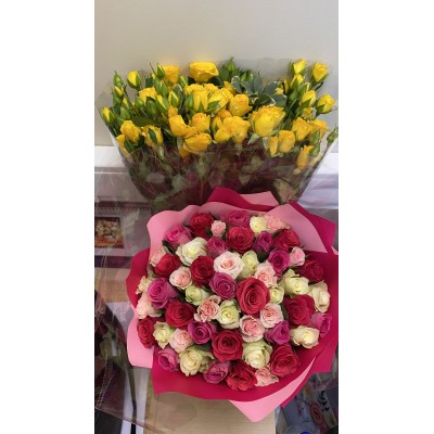 Фото отзыв: Супер организация. Помогли с выбором, цветы очень свежие красивые. Доставка вовремя. Очень довольна и буду всегда обращаться.