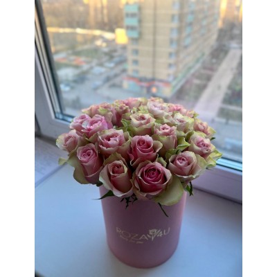 Фото отзыв: Очень красивый букет. Нежный, изящный. Запах волшебный!