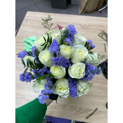 Фото отзыв: Очень красивый стильный букет! Брала себе невеста!!!