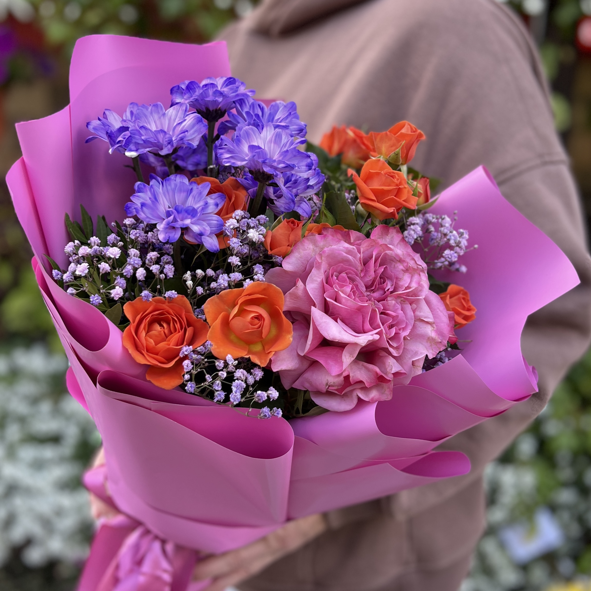 Яркий букет для Девочки