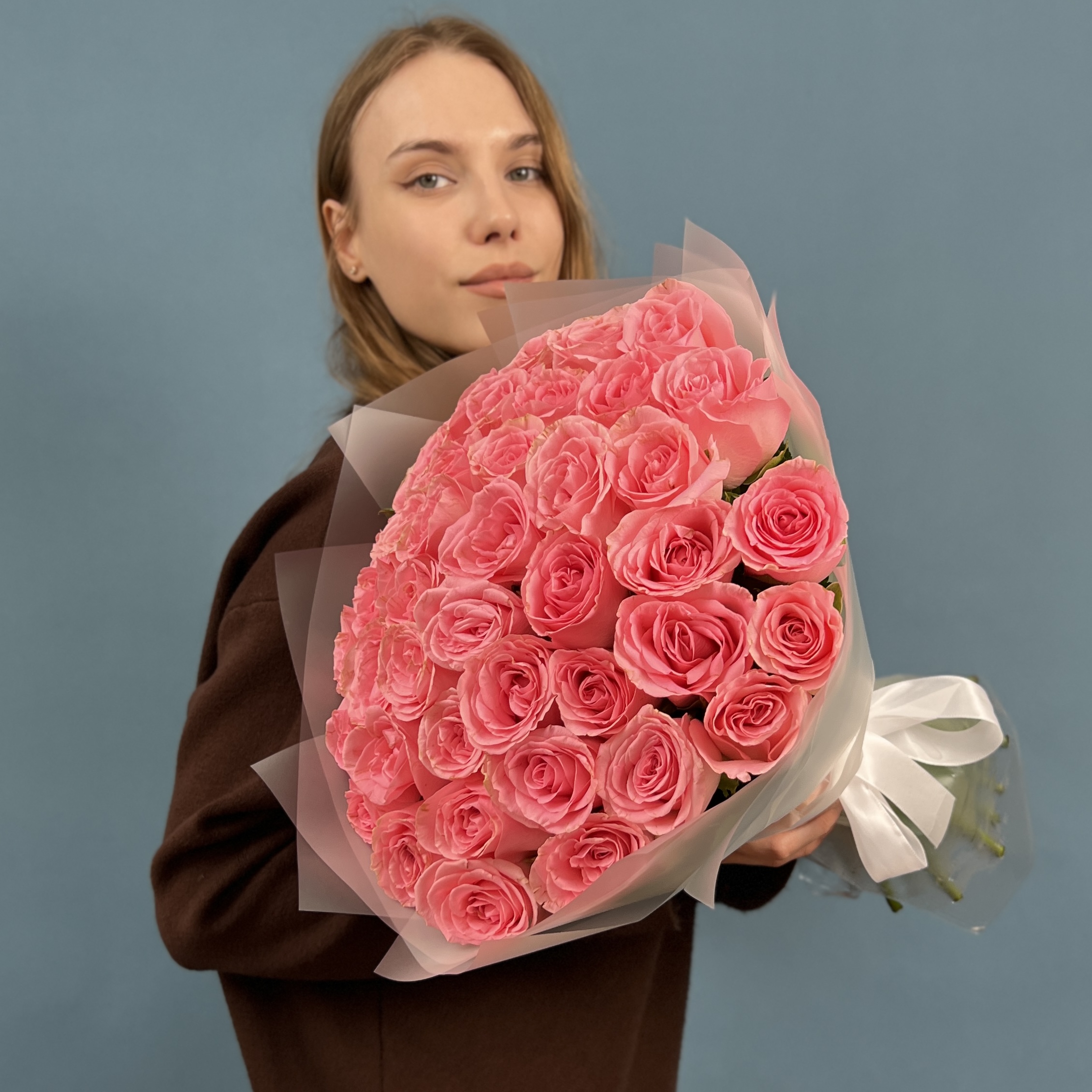 41 пионовидная роза Софи Лорен
