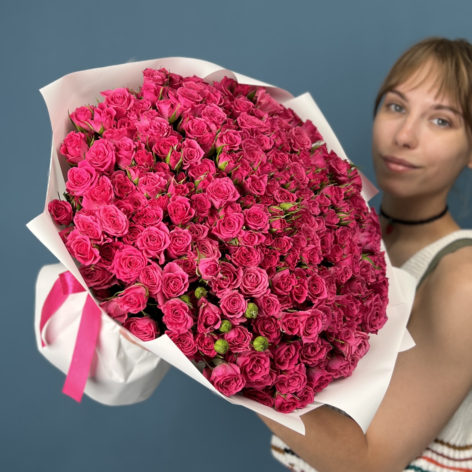 101 кустовая роза Глория 40 см