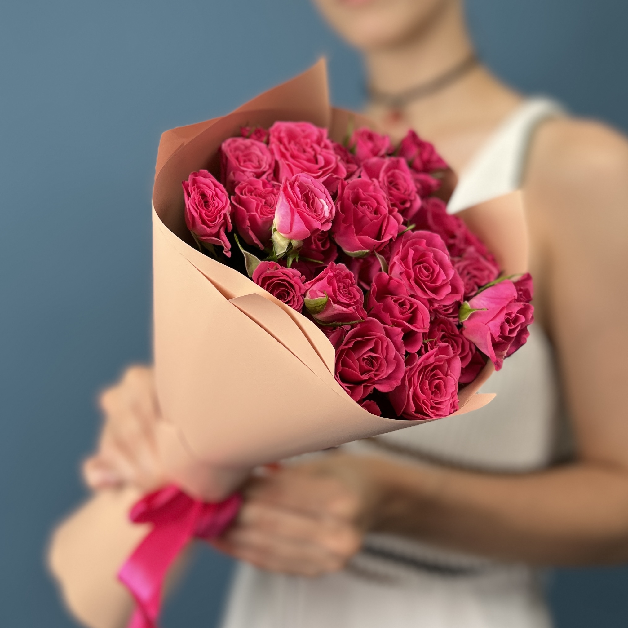 11 кустовых роз Глория 40 см