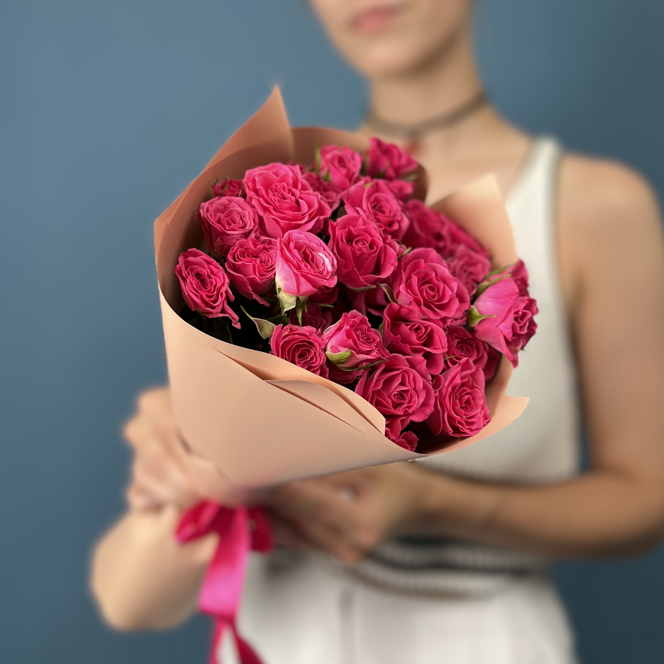 11 кустовых роз Глория 40 см