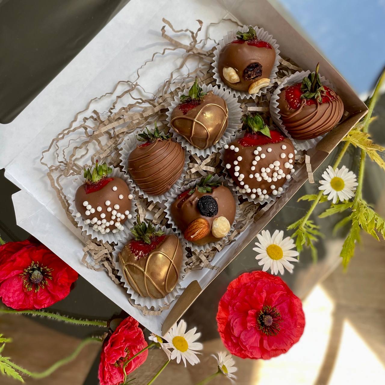 Клубника в шоколаде Романтика 8 ягод