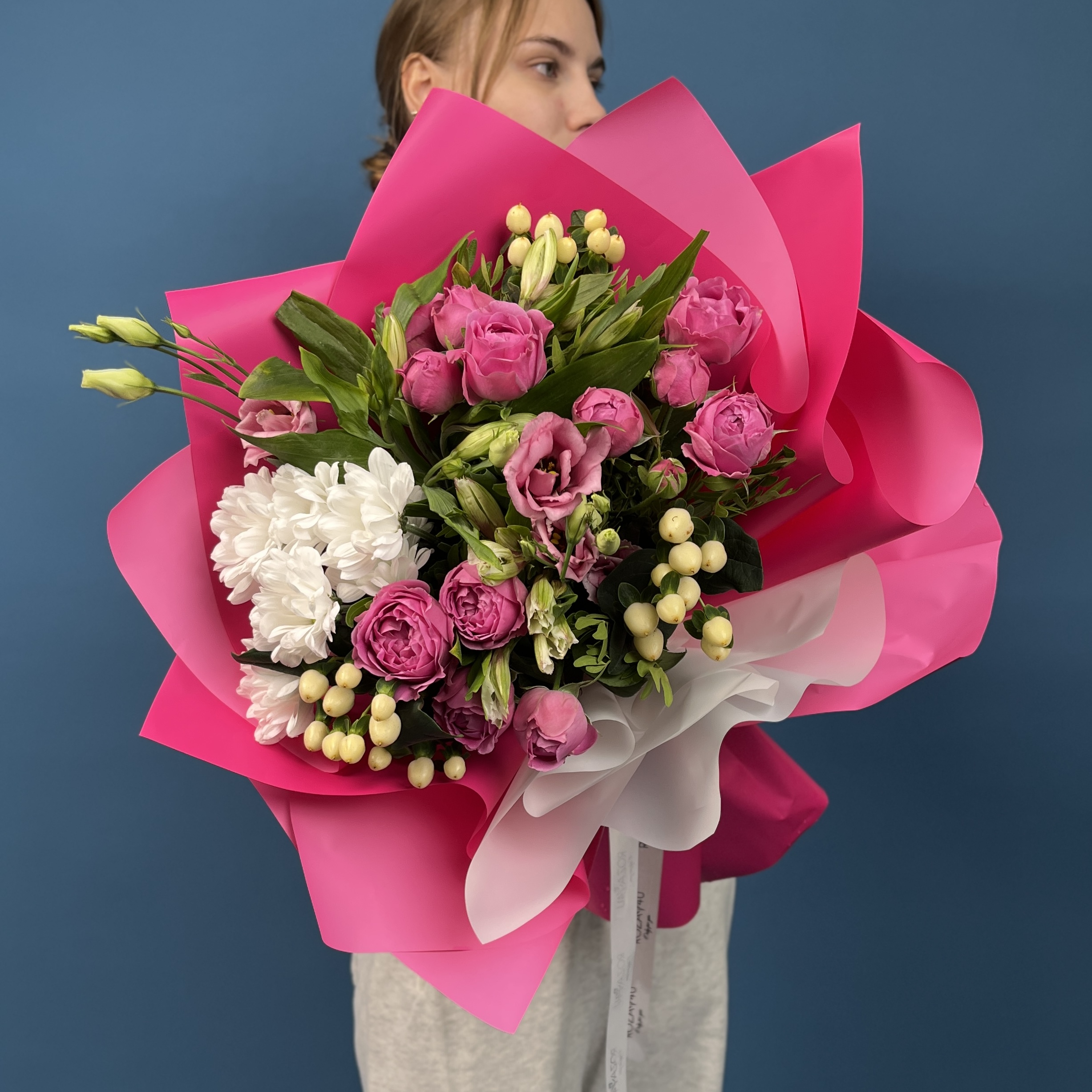Средний Букет Розовый восторг