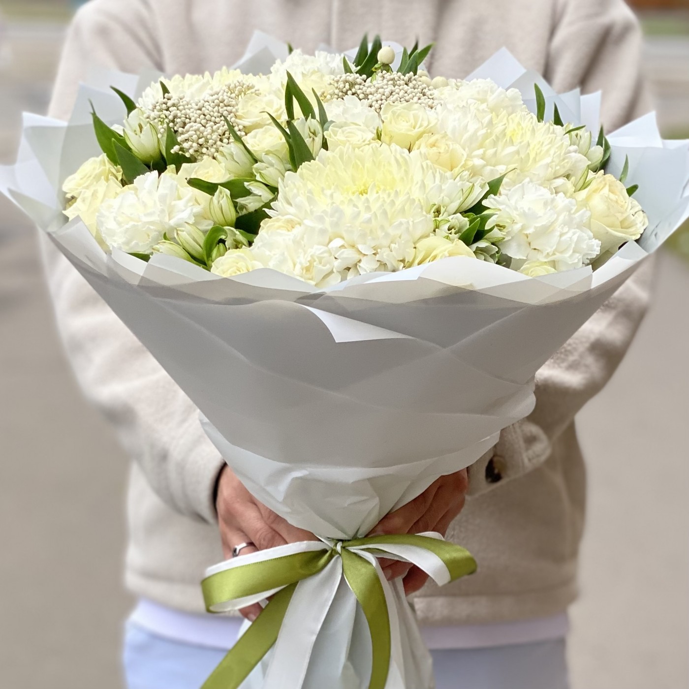 Белый букет Облако