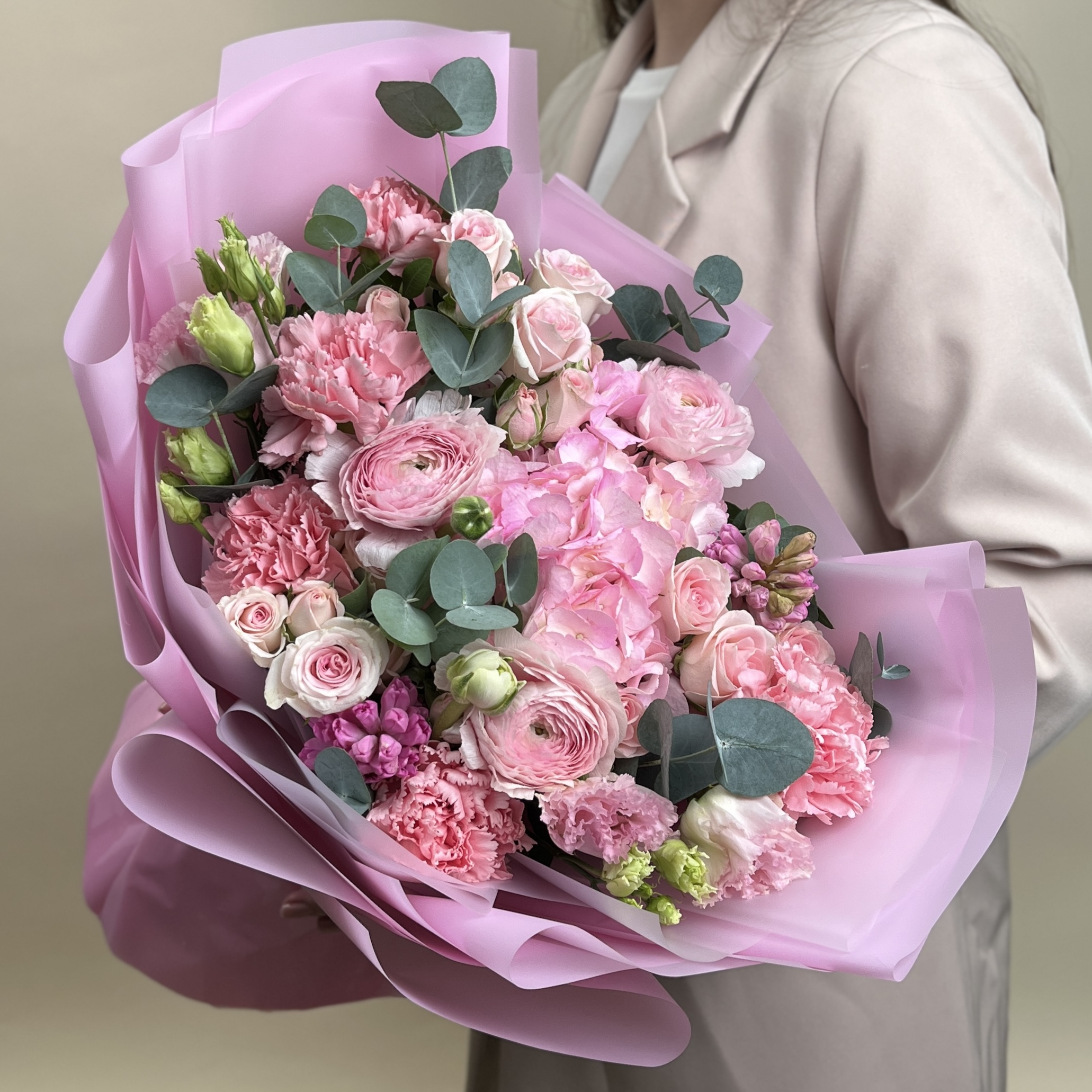 Зимние букеты в январе