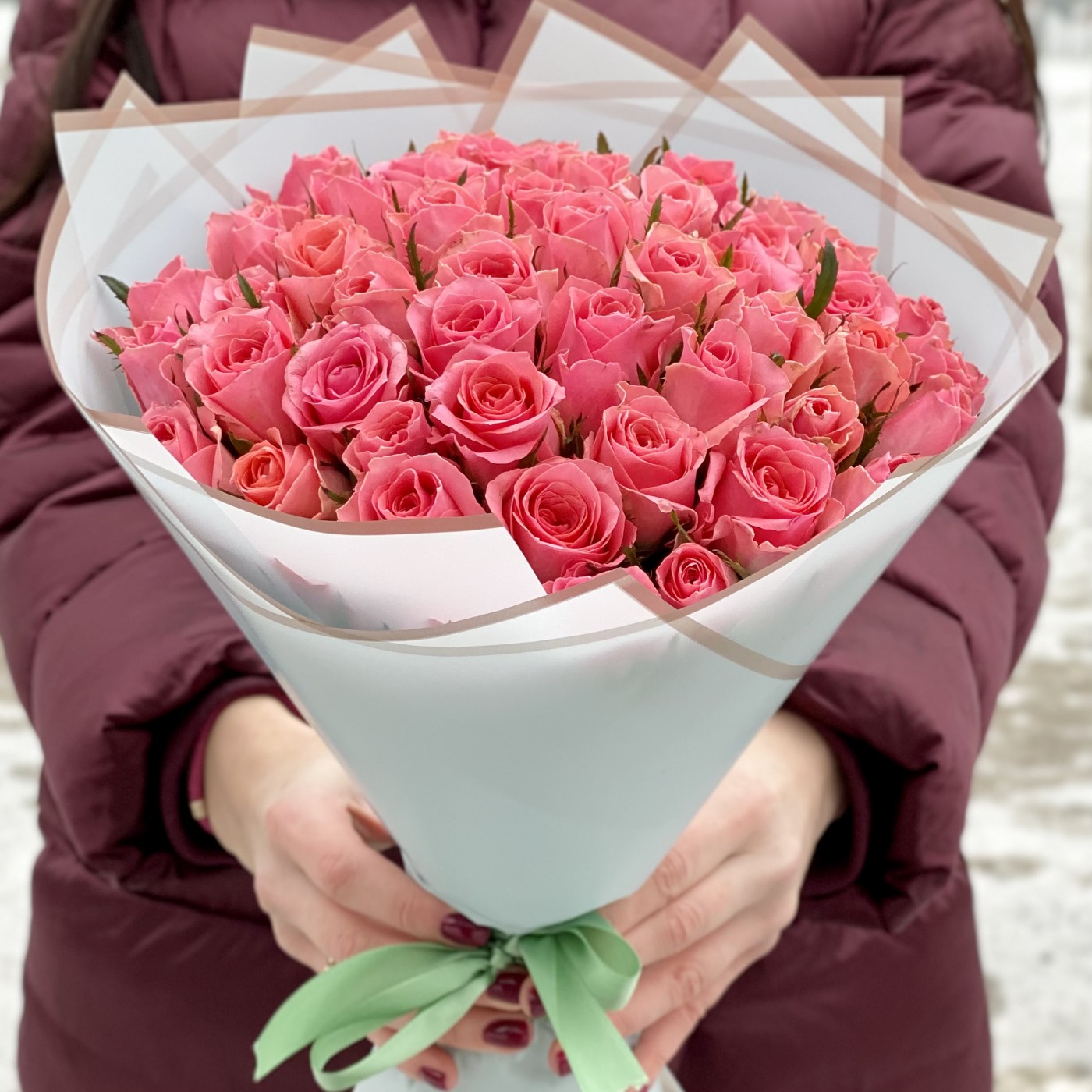 51 коралловая роза