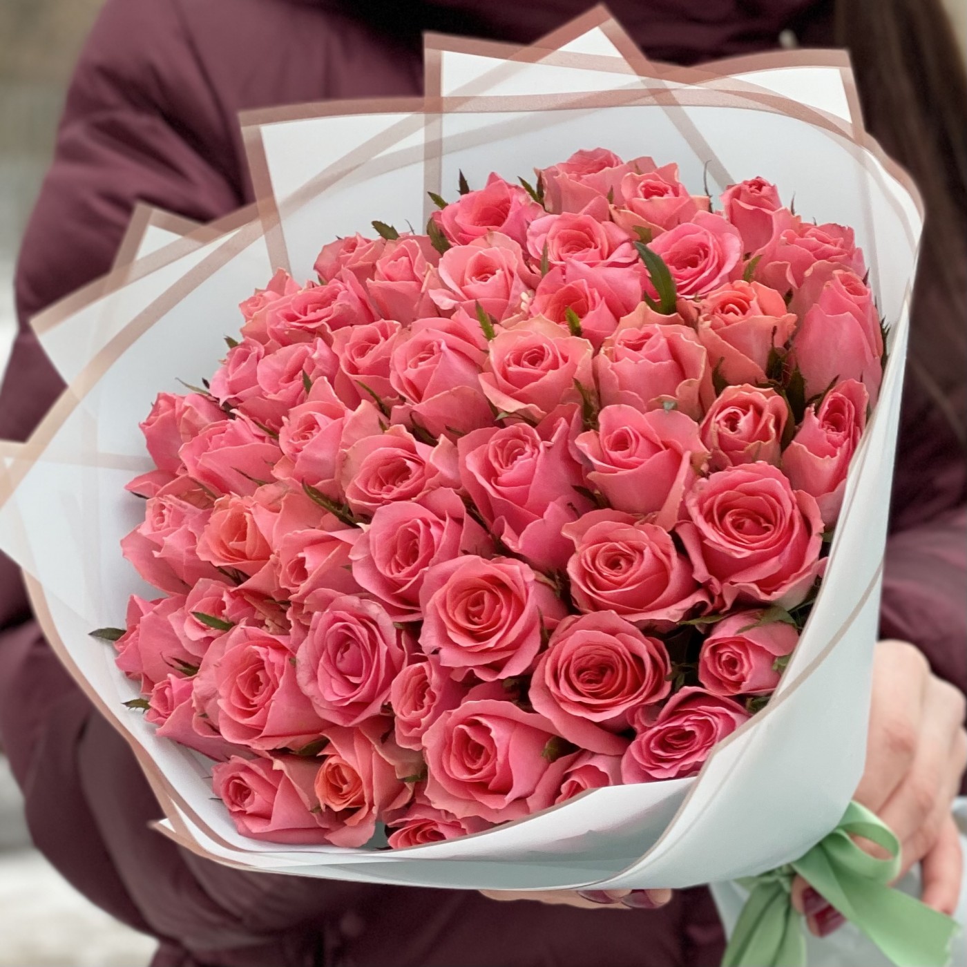 51 коралловая роза