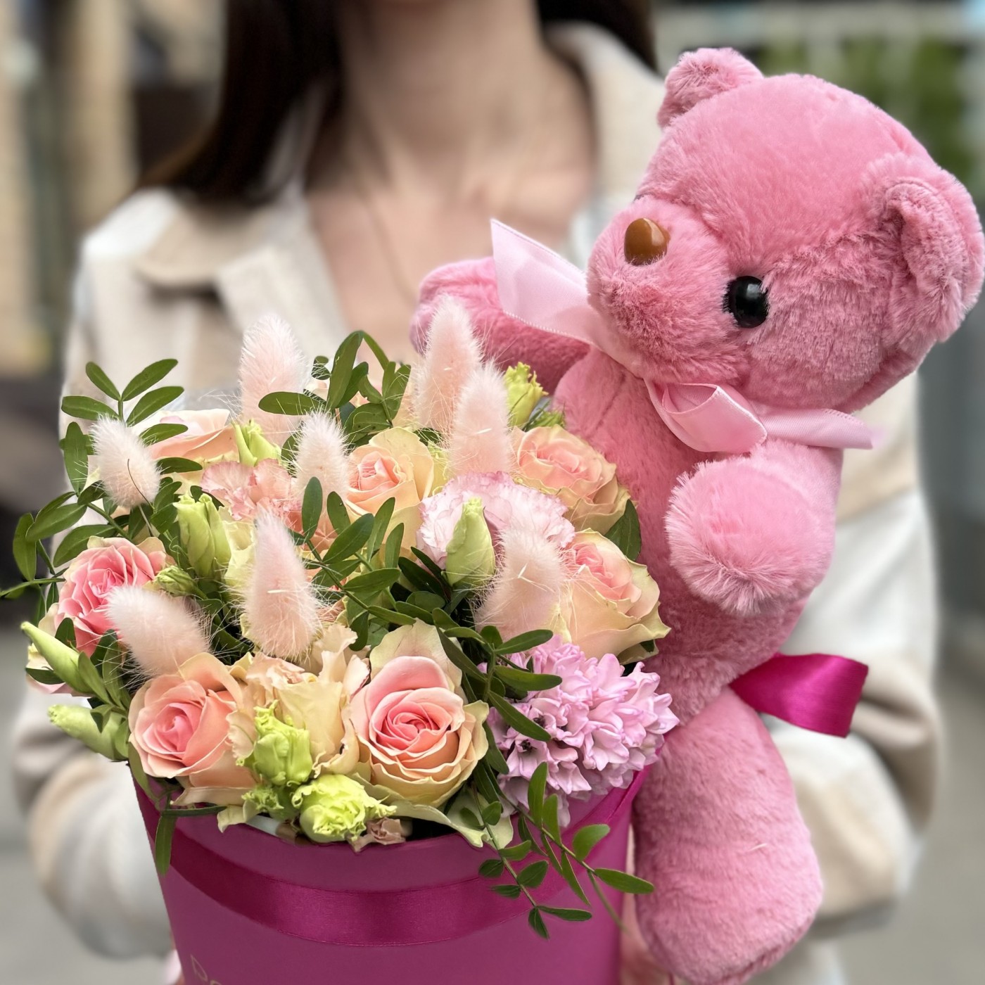 Коробка с цветами для детей Ягодка