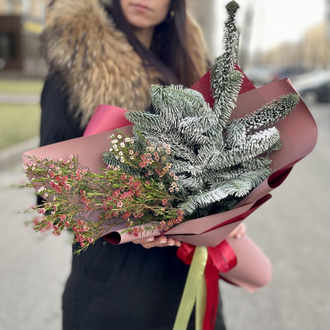 Букет Навеяно метелью с нобилисом