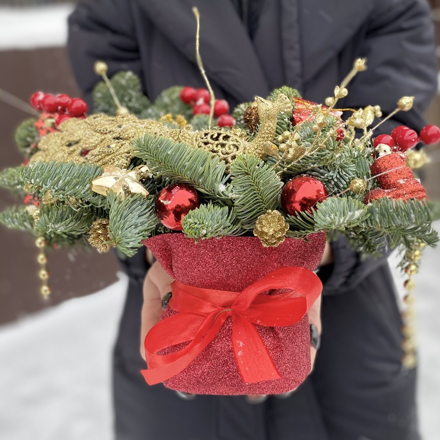 Новогодняя композиция Жар Птица