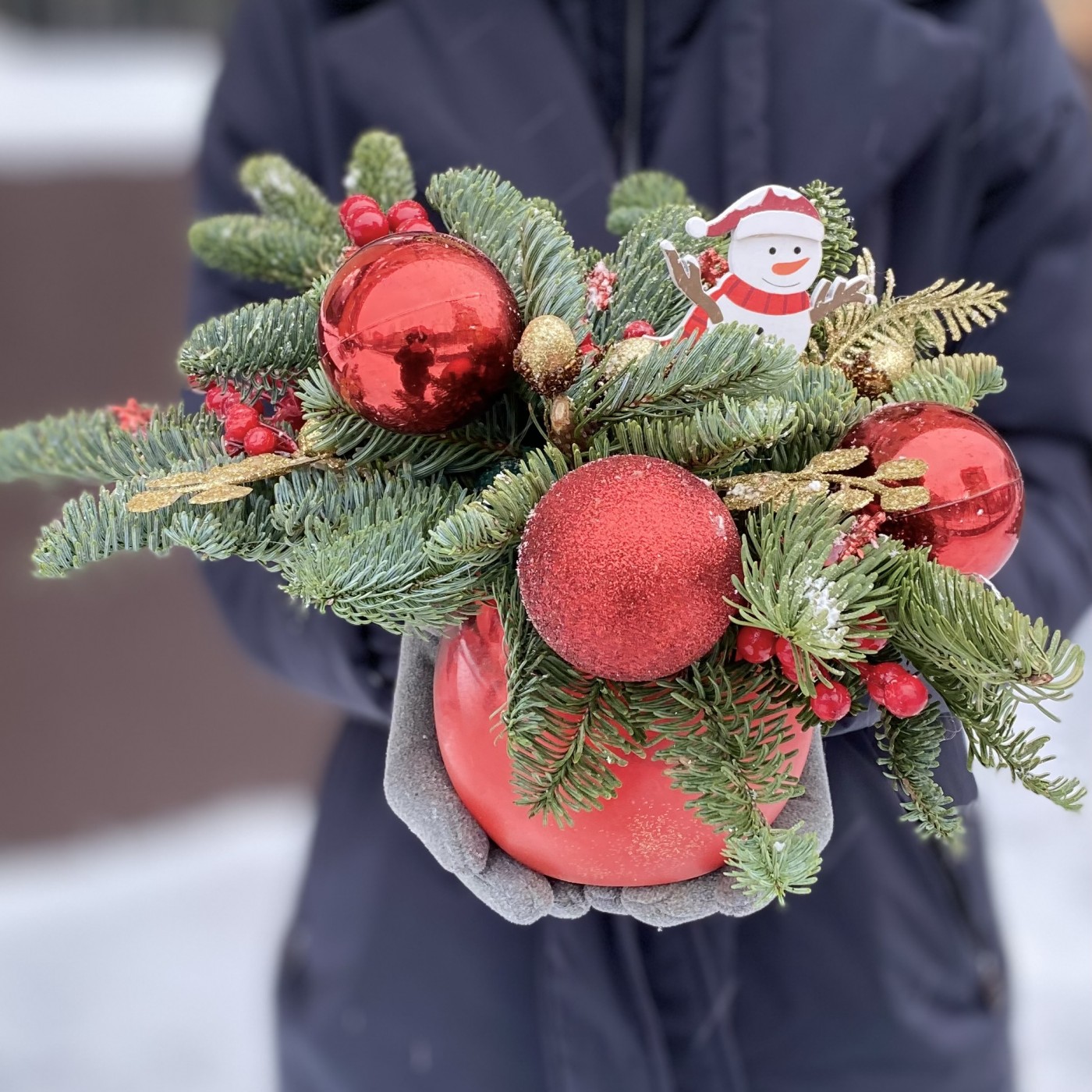 Новогодняя композиция Зимний уют