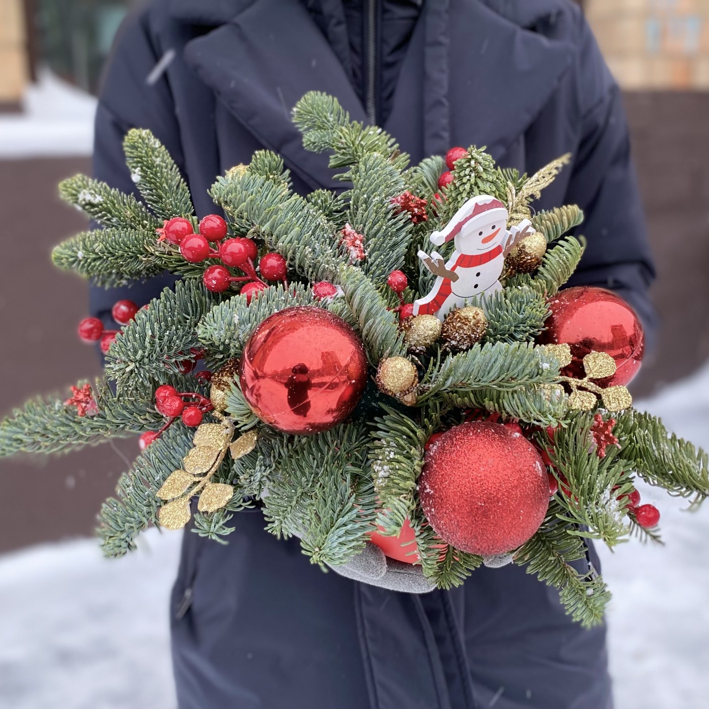 Новогодняя композиция Зимний уют