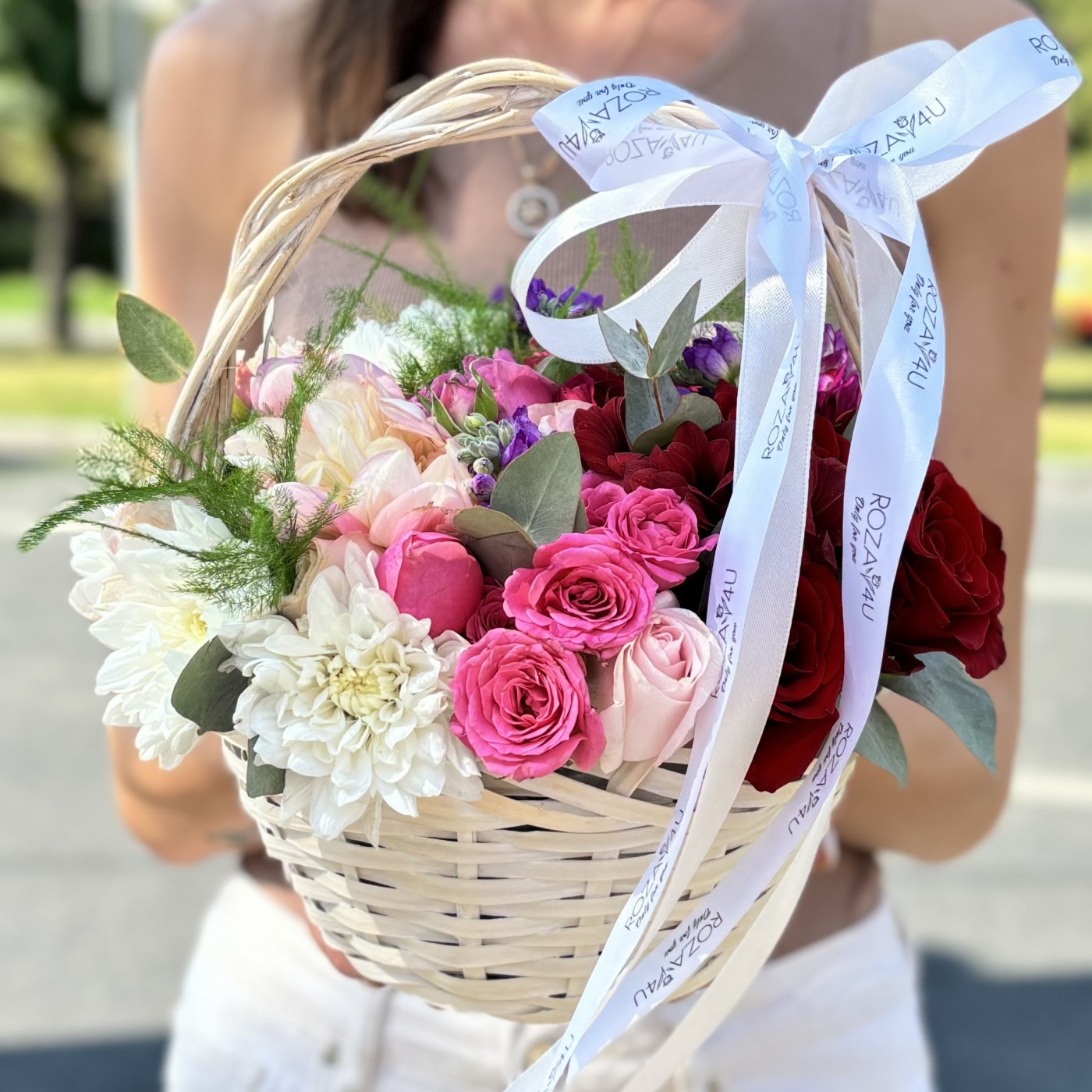 Радужная корзина MIX