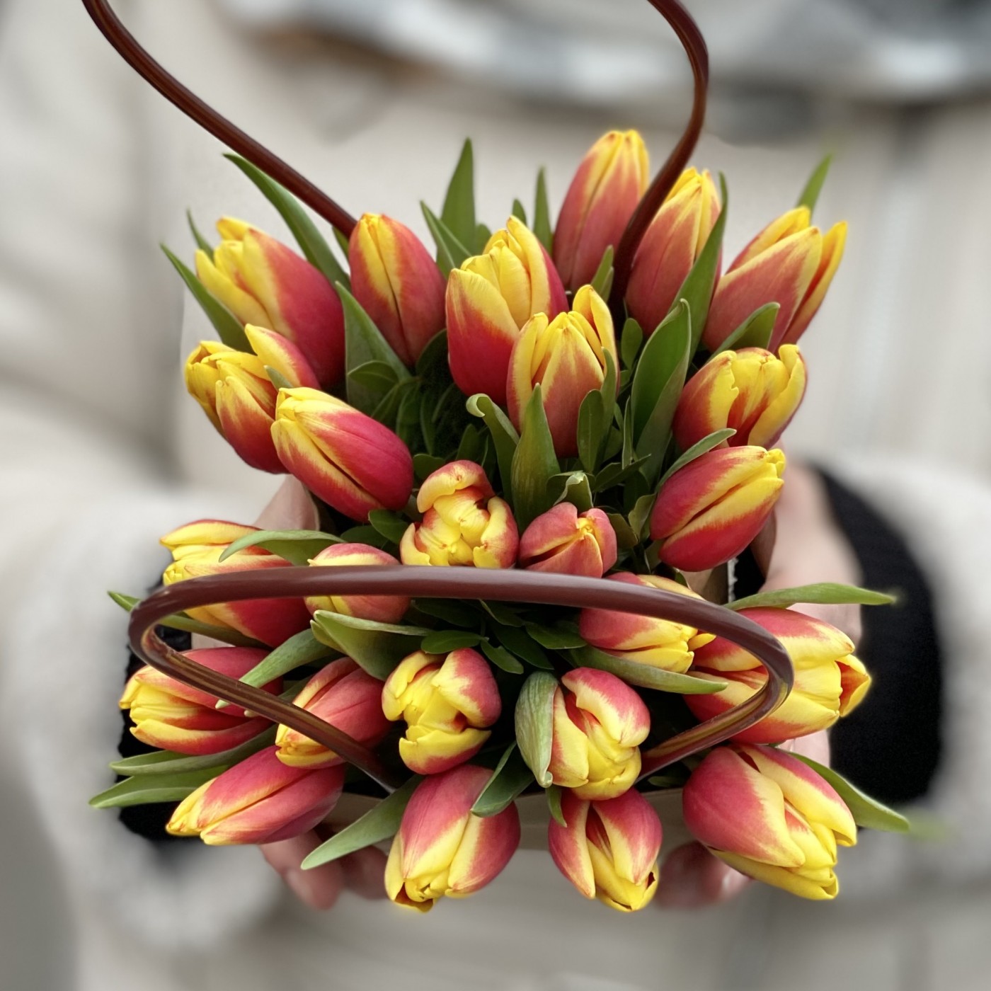 Тюльпаны Денмарк в сумочке