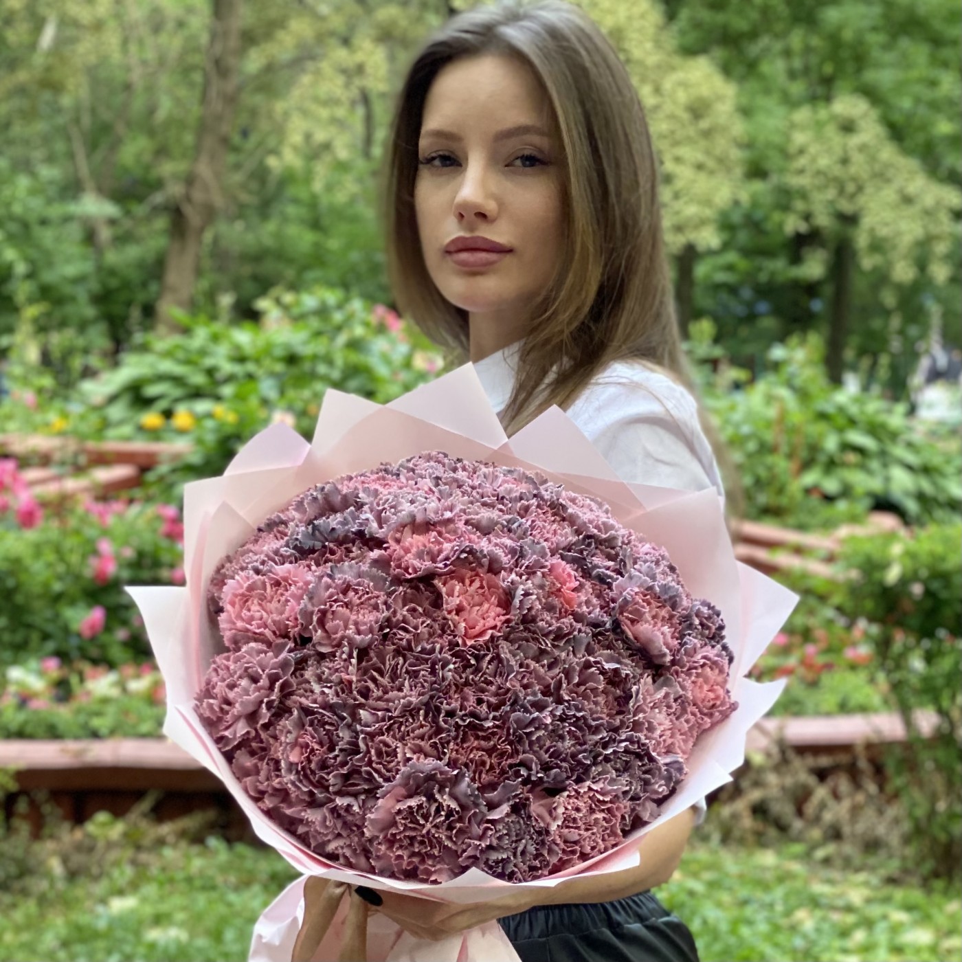 51 гвоздика Пинк блэк Молли