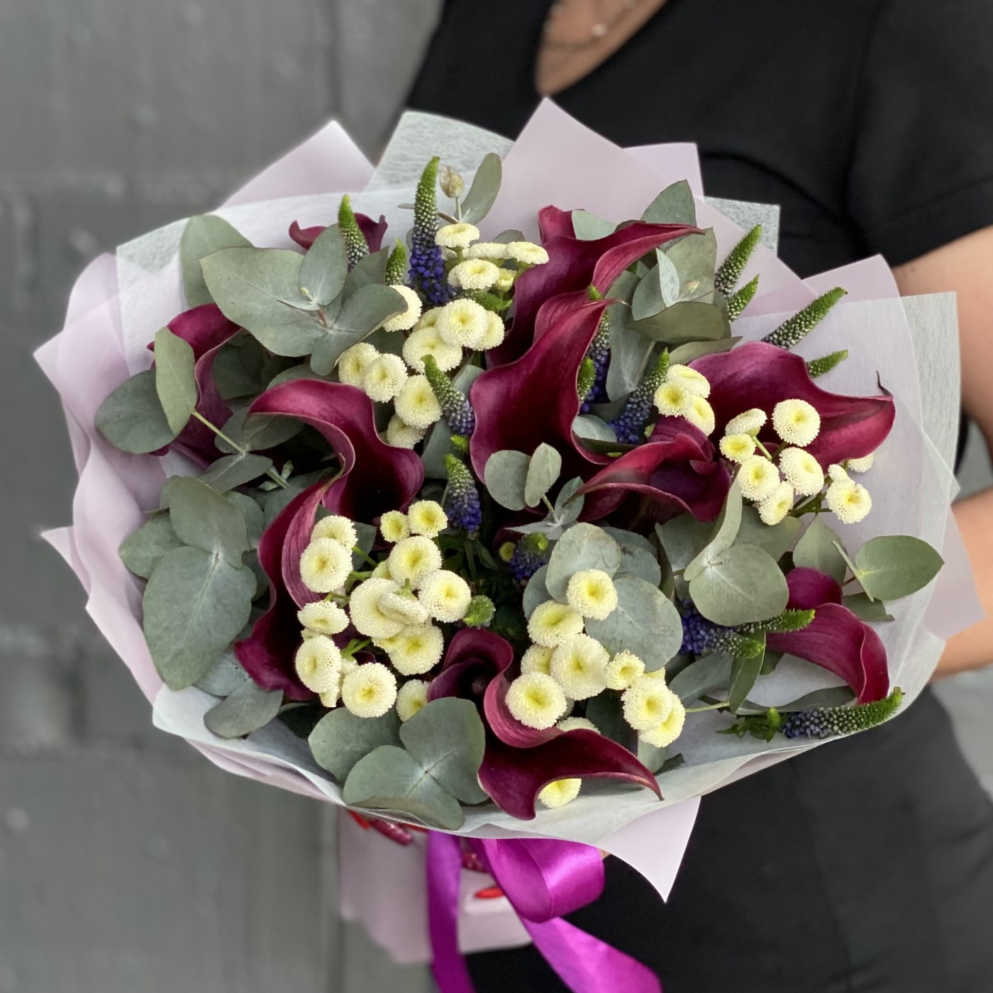 Букет с каллами Экспрессия