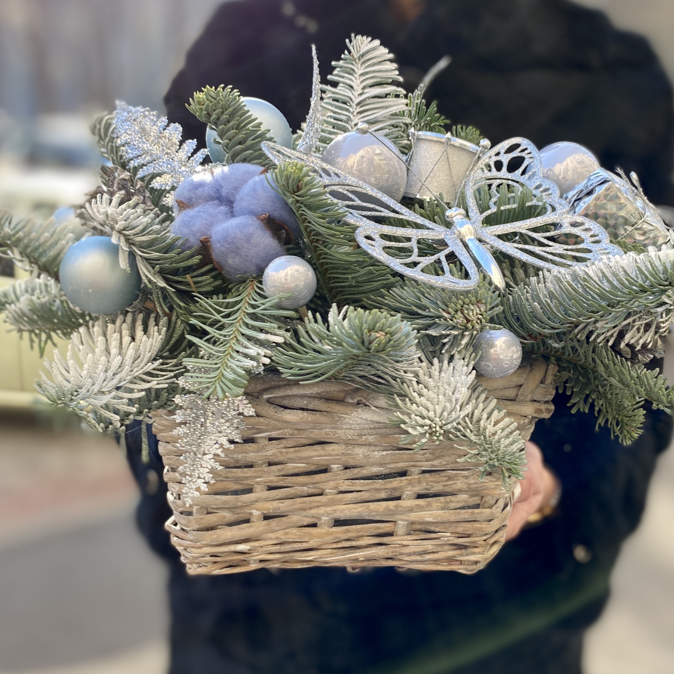 Новогодняя композиция Бабочка